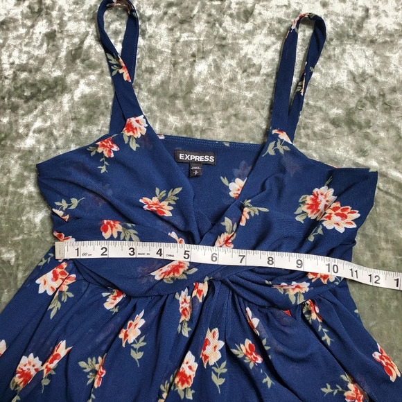 Express Floral Sheer Tank - Picture 7 of 7